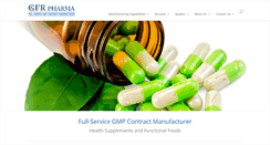 Desktop Screenshot of gfrpharma.com